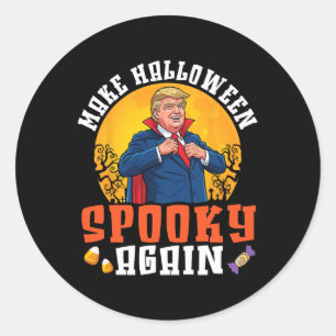 Adesivo Trump Faça o Halloween Assustador Novamente Divert