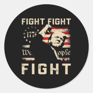 Adesivo Trump Fight Fight Fight 1776 Nós, A Bandeira Da Pe