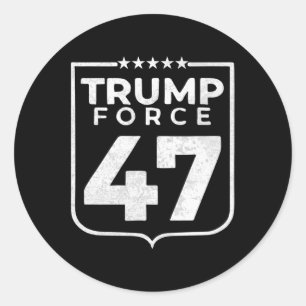 Adesivo Trump Force 47