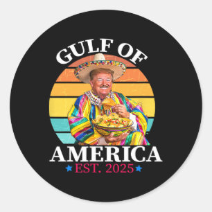 Adesivo Trump Funny Golfo Dos Eua América Leste 2025