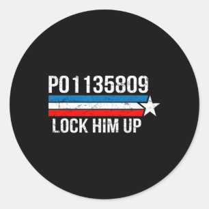Adesivo Trump Ga Número de Reserva Fulton County Jail Lock