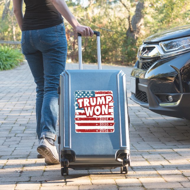 Adesivo Trump Ganhou 2024 (Mala Insitu)