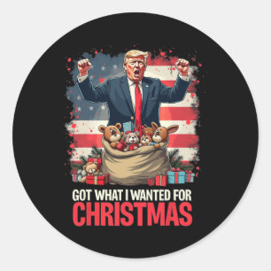 Adesivo Trump Ganhou Presidente 2024 - Consegui O Que Quer