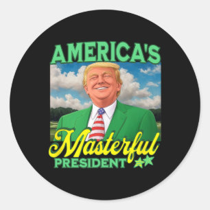 Adesivo Trump Golfer O W do Presidente Doméstico da Améric