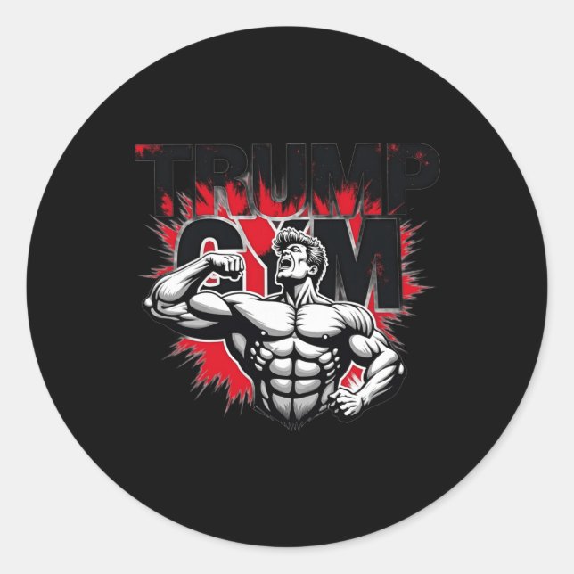 Adesivo Trump Gym (Frente)