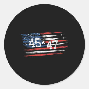Adesivo Trump Inauguration 45 47 Eleições