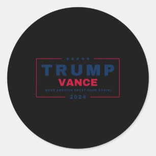 Adesivo Trump Jd Vance Vp Torne O Excelente Americano Mais