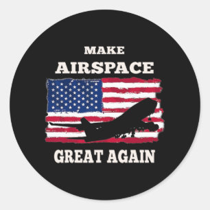 Adesivo Trump Jet Politico Torne Excelente do Espaço Aéreo