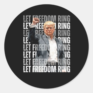 Adesivo Trump Let Freedom Ring 1