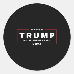Adesivo Trump Levando A América De Volta Em 4 De Julho De 