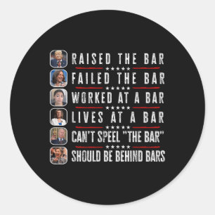 Adesivo Trump Levantou O Bar Que Harris Falhou Com O Bar
