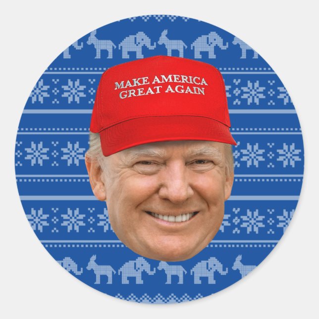 Adesivo TRUMP MAGA Natal (Frente)