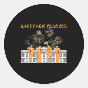 Adesivo Trump New Year 2025 White House Fireworks Celebrat