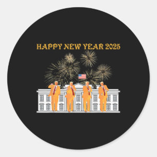 Adesivo Trump New Year 2025 White House Fireworks Celebrat