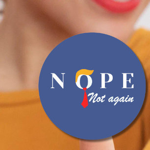 Adesivo Trump Nope Não Mais Engraçado