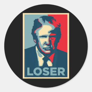 Adesivo Trump Obama Hope Poster Loser