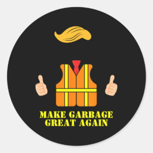 Adesivo Trump Orange Vest Torna O Excelente De Garbyge Nov