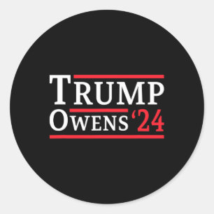 Adesivo Trump Owens 2024 Eleições Republicanas Presidente
