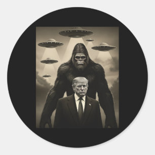 Adesivo Trump Pé Grande Ufo Encontro Alienígena Invasão Ua