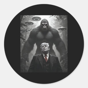Adesivo Trump Pé Grande Ufo Encontro de Alienígena Visitaç