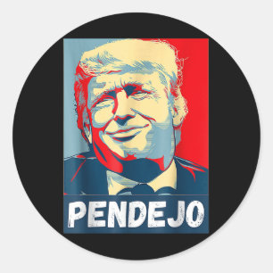 Adesivo Trump Pendejo Não Meu Presidente Impeach Tee