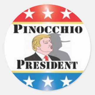 Adesivo Trump Pinóquio Presidente Sticker