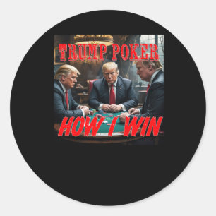 Adesivo Trump Poker