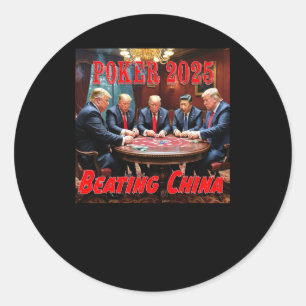 Adesivo Trump Poker 2025