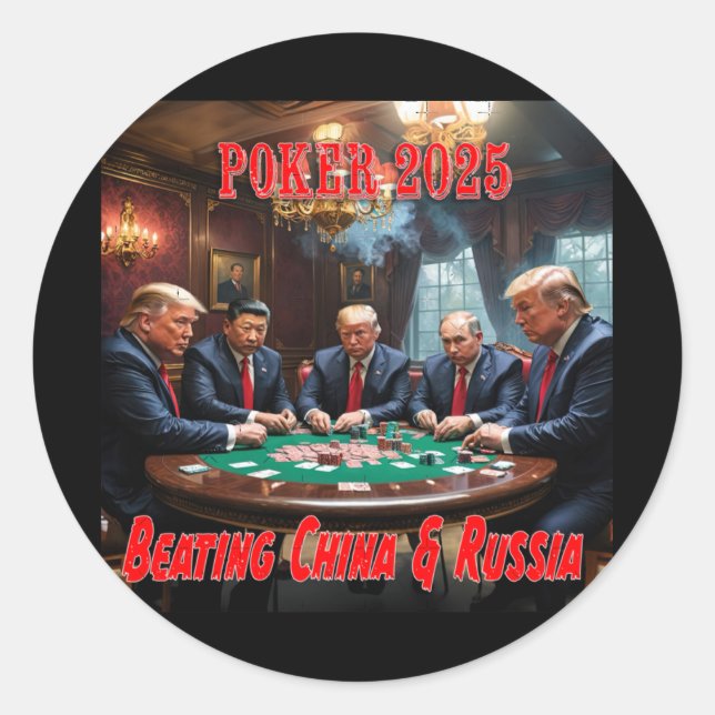 Adesivo Trump Poker 20251 (Frente)