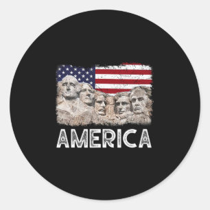 Adesivo Trump Presidente 45º Rushmore Monte Bandeira Ameri