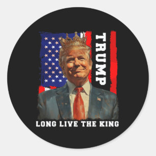 Adesivo Trump Rei Presidente Viva o Rei Trump
