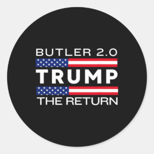 Adesivo Trump Retorna Butler Comício Luta Trump Elon Butle