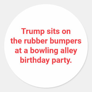 Adesivo Trump se senta com pára-choque de borracha Hankame