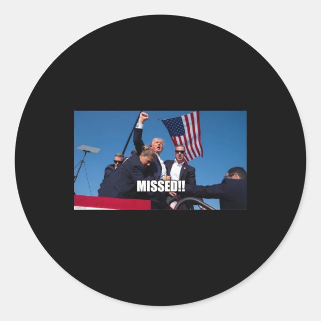 Adesivo Trump Shot 2024 (Frente)