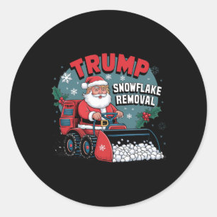 Adesivo Trump Snowflake Natal Engraçado Trump Snowplow Xma