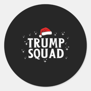 Adesivo Trump Squad Team Engraçado Xmas Trump de Natal
