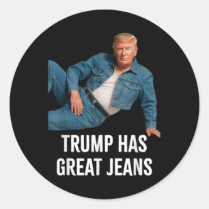 Adesivo Trump Tem Jeans Excelentes Engraçados Tee Retro De
