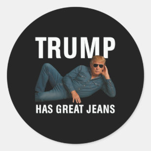 Adesivo Trump Tem Ótimas Calças Jeans Camiseta Gráfica Div