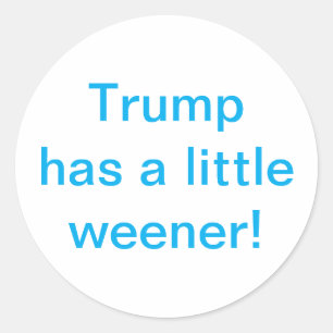 Adesivo Trump tem um pintinho Hankamer Artjunkhaus