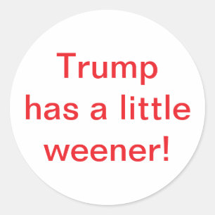Adesivo Trump tem um pintinho Hankamer Artjunkhaus
