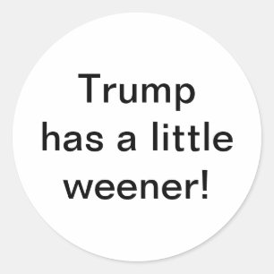 Adesivo Trump tem um pintinho Hankamer Artjunkhaus