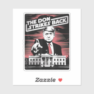 Adesivo Trump The Don Contra Casa Branca 2024