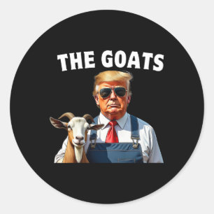 Adesivo Trump The Goats Mega Farming Engraçado Mulheres Jo