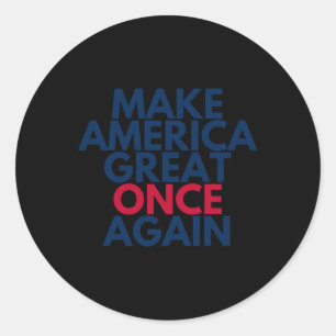 Adesivo Trump Torna O Excelente Americano Novamente 2024 M
