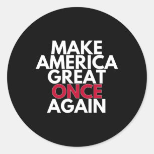 Adesivo Trump Torna O Excelente Americano Novamente 2024 M