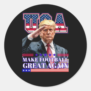 Adesivo Trump Torna o Excelente de futebol americano novam