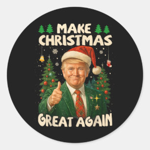 Adesivo Trump Torna o Excelente de Natal preto novamente