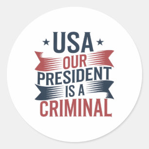 Adesivo Trump Usa Nosso Presidente É Um Crime