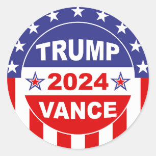 ADESIVO TRUMP VANCE 2024