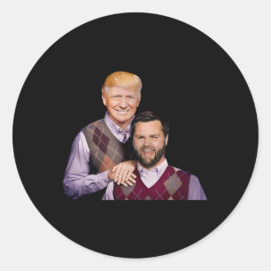 Adesivo Trump Vance 2024 Irmãos Funny Parody Trump J.d.